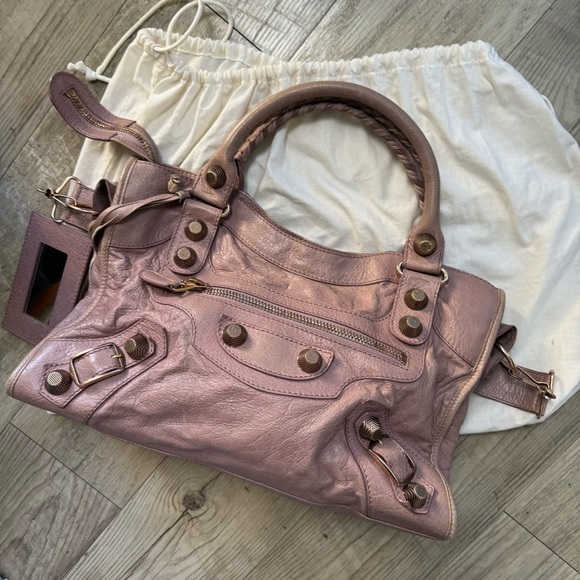 Authentic Balenciaga rose gold city bag giant - Picture 1 of 8